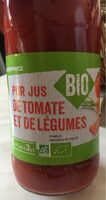 Pur jus de tomate et de légumes