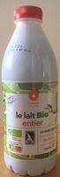 Le lait Bio entier