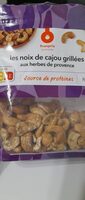 Noix de cajou grillées aux herbes de Provence