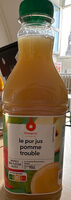 Le pur jus pomme trouble