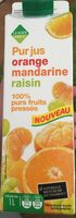 Pur jus orange mandarine raisin