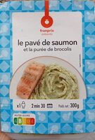 Pavé de saumon purée de brocolis