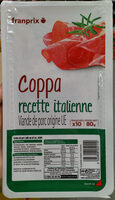 Coppa recette italienne