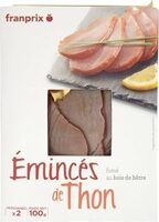 Émincés de Thon fumés au bois de hêtre