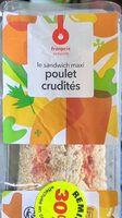 Sandwich maxi poulet crudités