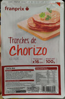 Tranches de chorizo doux