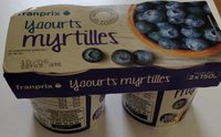 Yaourt gourmand à la myrtille