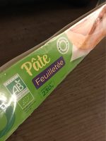 Pate feuilletee pur beurre bio