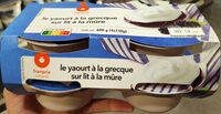 Yaourt à la grecque mûre