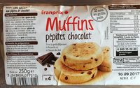 Muffins pépites chocolat