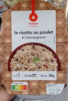 Risotto poulet champignons