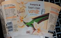 Yaourt à boire vanille au lait entier