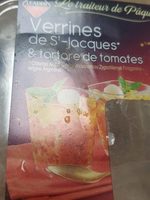 Verrines de st Jacques et tartares de tomates