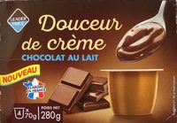 Douceur de crème chocolat au lait