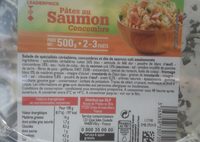 Salade pâtes au saumon concombre