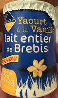 Yaourt a la Vanille lait entier de Brebis