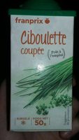 Ciboulette coupée