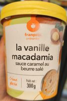 La Vanille Macadamia sauce caramel au beurre salé