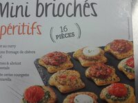 Mini Brioches Apéritifs  16 Pièces