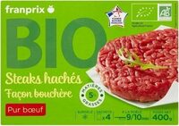 Steaks Hachés Façon Bouchère Bio 5%