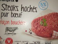 Steaks haché pur bœuf 5% Façon bouchère