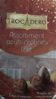 Assortiment oeuf pralinés lait