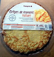 Crêpes de froment nature