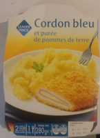 Cordon bleu et purée de pommes de terre