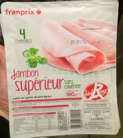 Jambon supérieur sans couenne