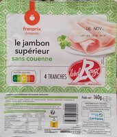 Jambon supérieur sans couenne Label Rouge