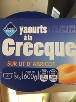 Yaourt à la Grecque sur Lit d'Abricot