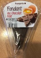 Fondant au chocolat noir