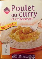 Poulet au curry et riz basmati