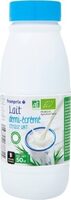 Lait demi ecreme UHT bio