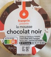 Mousse chocolat noir