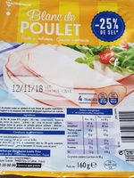 Blanc de poulet - 25% de sel