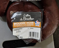 L'offre du Boucher Boudin noir