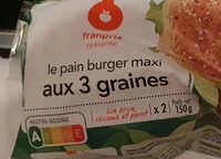 Le pain Burger maxi aux 3 graines