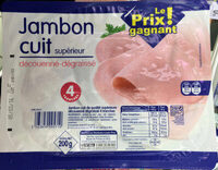 Jambon cuit supérieur découenné dégraissé