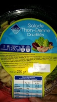 Salade thon pâtes crudités