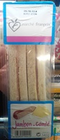 Jambon-Comté Pain de mie sans croûte