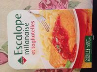 Escalope milanaise et tagliatelles