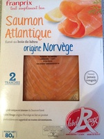 Saumon Atlantique fumé au bois de hêtre