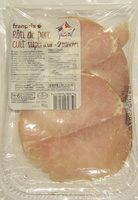 Rôti de porc cuit supérieur 2 tranches