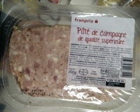 Pâte de campagne de qualité supérieure