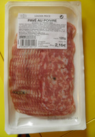 Pavé au poivre Leader Price
