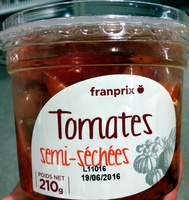 Tomates semi-déchées