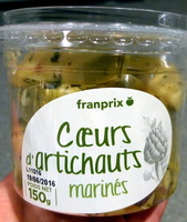 Cœurs d'artichauts marinés