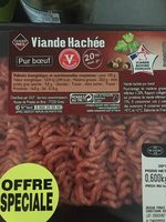 Viande hachée pur boeuf 20% mat. Gr.