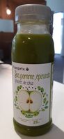 Jus pomme, épinards, graines de chia